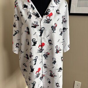 Button Down Baby Movie Villian/Monster Shirt-Unisex